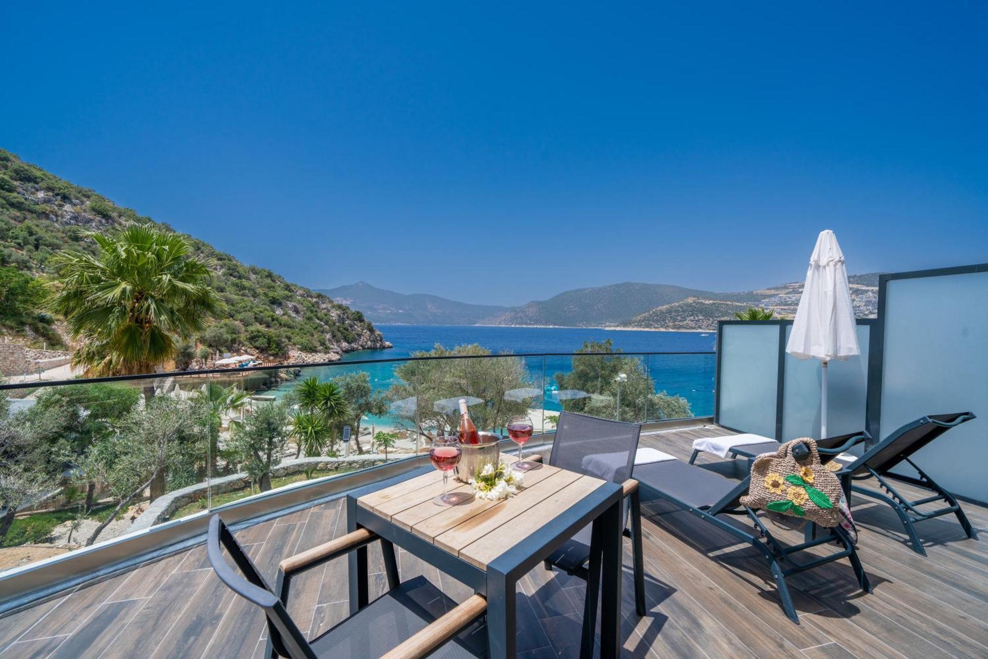 Kalkan Beach Park Hotel Kaş Exterior foto