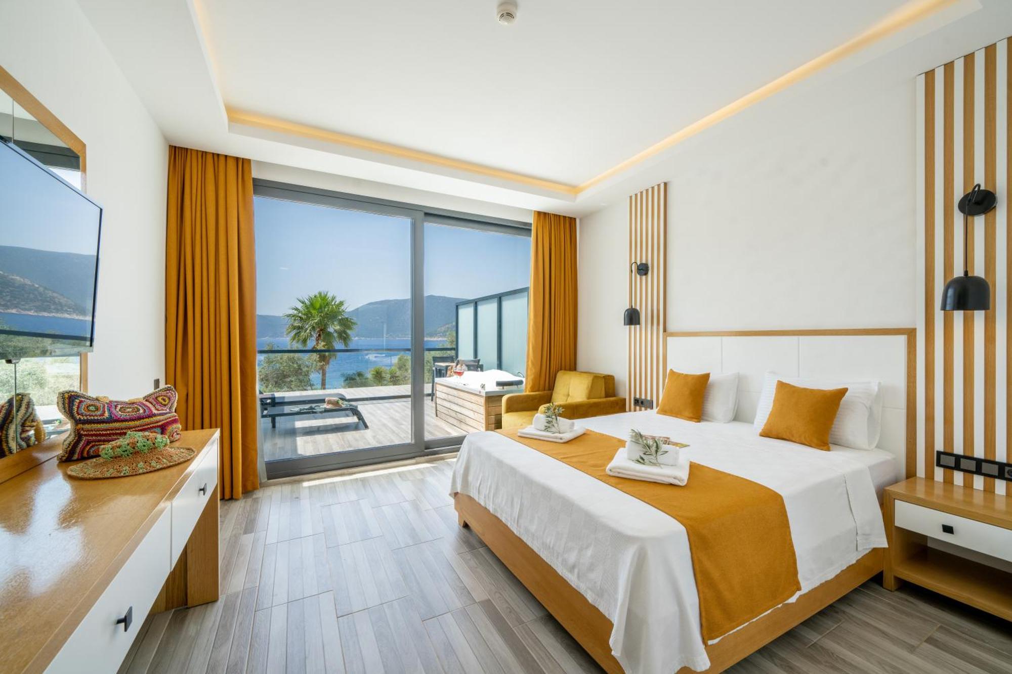 Kalkan Beach Park Hotel Kaş Exterior foto