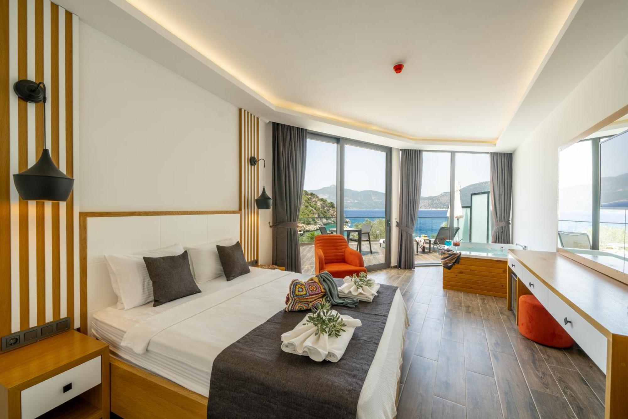 Kalkan Beach Park Hotel Kaş Exterior foto